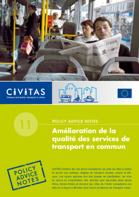Policy Advice Note Public Transport Quality(fr)