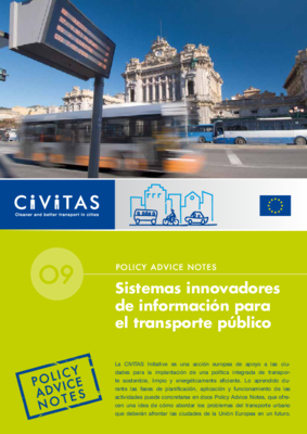 Policy Advice Note Public Transport Information(es)