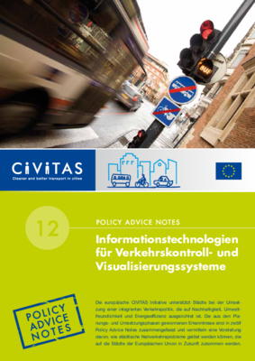 Policy Advice Note Traffic Visualisation Control(de)