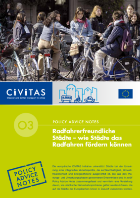 Policy Advice Note Cycling and Walking(de)