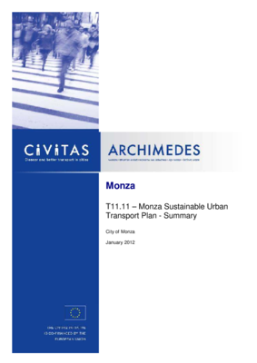 Monza Sustainable Urban Transport Plan - Summary
