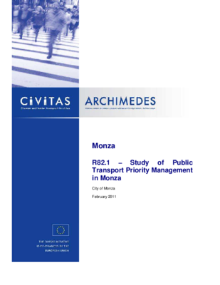 Study of Public Transport Priority Management in Monza
