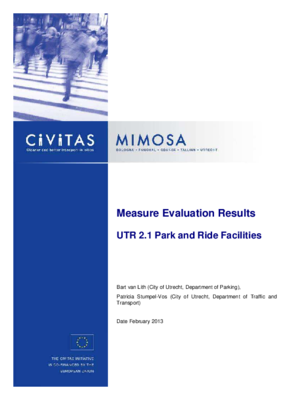 Measure Results - Park and Ride Facilities in Utrecht