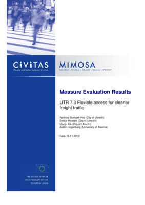 Measure Result - Flexible Access for Cleaner Freight Traffic