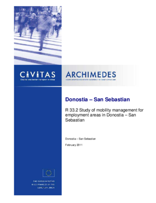 Study of mobility management for employment areas in Donostia – San Sebastian