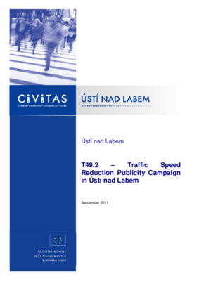 T49.2 - Traffic speed reduction campaign in Usti nad Labem