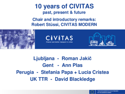 Presentation Robert Stüssi, 10 Years of CIVITAS
