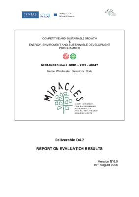 Report on Evaluation Results
