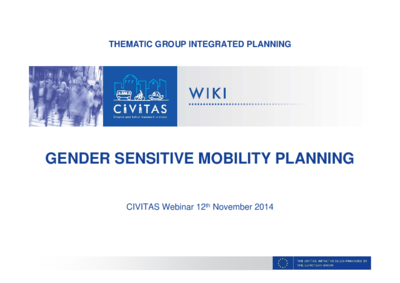 CIVITAS WIKI_Webinar Gender sensitive mobility planning_Bosetti