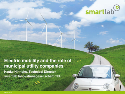 Electric Mobility and the Role of Municipal Utility Companies_ Hauke Hinrichs