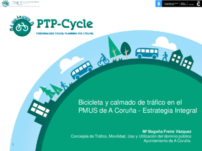 A Coruña_Bicicleta y calmado de trafico_Mª Begoña Freire