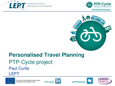 Personalised Travel Planning PTP-Cycle project_Paul Curtis