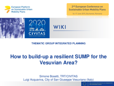 How to build-up a resilient SUMP for the Vesuvian Area