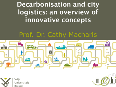 Decarbonisation and city logistics