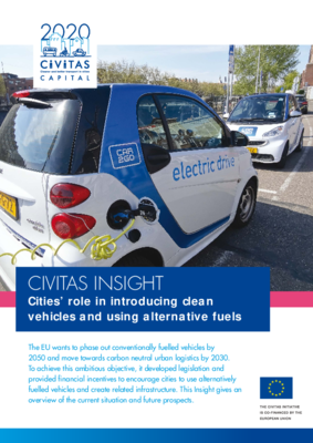 CIVITAS Insight 20 - Cities’ role in introducing clean vehicles and using alternative fuels