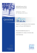 Appelle a Contribution Intervenants CIVITAS Forum 2014 - PDF file