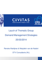 CIVITAS webinar on DMS, 25.03.2014: presentation Renske Martijnse, TG Moderator, DTV Consultants