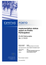Implementation status report on Public Participation