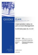 Implementation status report on Event Management