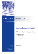 Measure Results – Electric and hybrid vehicles in Funchal