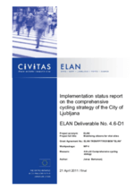 Implementation status report on the comprehensive cycling strategy
