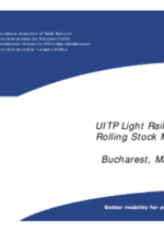 Rolling stock maintenance - UITP