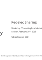 Velocity - Pedelec sharing scheme in Aachen_Tobias Meurer