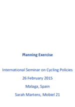 Cycling Planning Exercise_Sarah Martens