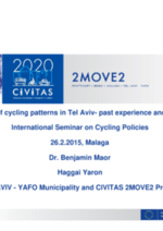 The evolution of cycling patterns in Tel Aviv- past experience and future trends_B.Maor,H.Yaron