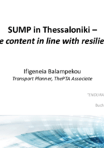 SUMP in Thessaloniki – Is the content in line with resilience