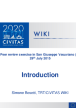 Peer review exercise in San Giuseppe Vesuviano(IT): Introduction