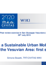 Drafting a Sustainable Urban Mobility Plan for the Vesuvian Area: first steps