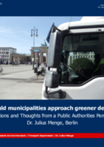 How could municipalities approach greener deliveries?