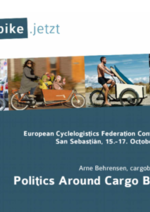 Politics around cargo bikes