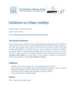 Civitas Forum 2016 - Exhibition on Urban mobility