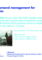 CIVITAS QUOTES: Intelligent demand management for goods vehicles 