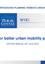 WEBINAR Tools better mobility planning introduction