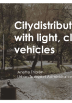 City Logistics Gothemburg