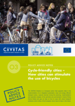 Policy Advice Note: Cycle-friendly cities – How cities can stimulate the use of bicycles