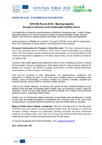 CIVITAS Forum 2018 Press Release