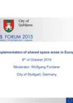 Implementation of shared space areas in Europe