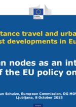 Urban nodes as an integral part of the EU policy on TEN-T