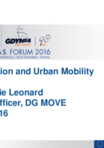 1. Automation and urban mobility - S. Leonard