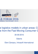 1. Collaborative logistics models in urban areas - E. Zampov