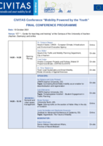 Mobility Powered by the Youth Conference Final Programme