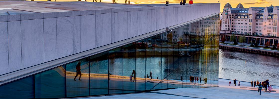 Oslo at sunset