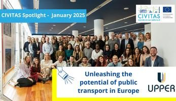 CIVITAS Spotlight - January 2025 - UPPER: Unleashing the potential of public transport in Europe