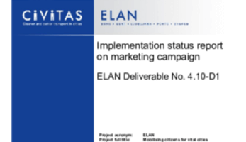 Implementation status report on marketing campaign