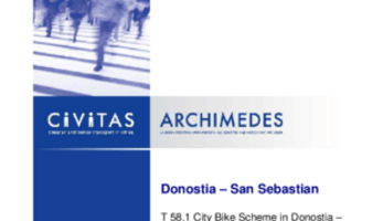 City Bike Scheme in Donostia – San Sebastian