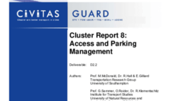 Final Cluster Report 08 Access and Parking Management